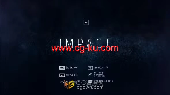 PR模板-Impact Glitter 时尚粒子标题的图片1