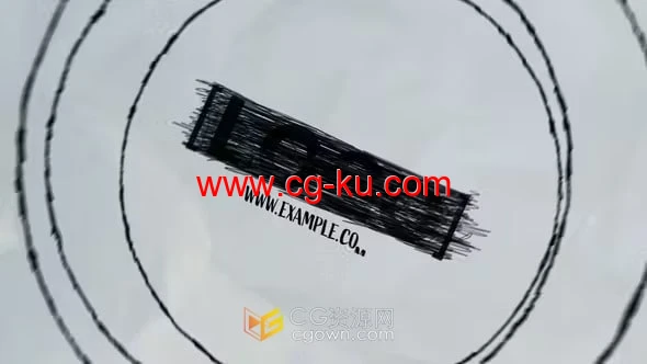 PR工程模板-皱纸展示标记标志动画Marker Logo的图片1