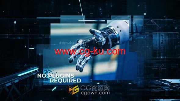 未来技术业务幻灯片科技宣传视频制作AE模板的图片1
