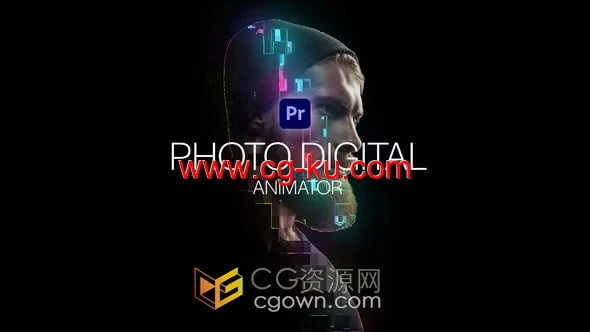 PR模板-像素粒子广告海报3d照片动画Photo Digital Animator的图片1