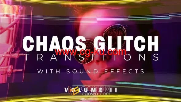 Chaos Glitch Transitions PR模板混乱故障特效转场20组预设的图片1