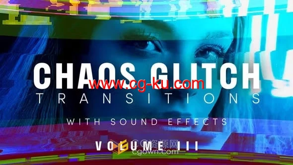 20种杂乱故障特效转场动画过渡Premiere模板的图片1