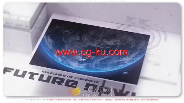 未来派风格宣传介绍技术成果展示动画视频-AE模板的图片1