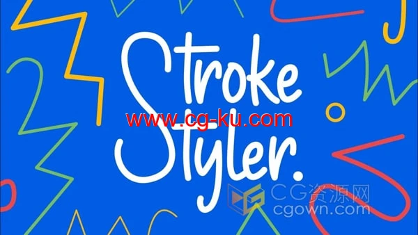 StrokeStyler v1.0 AE脚本描边线条动画样式器的图片1