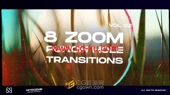 AE模板-镜头捕捉缩放过渡Punch Hole Zoom Transitions Vol. 02的图片1