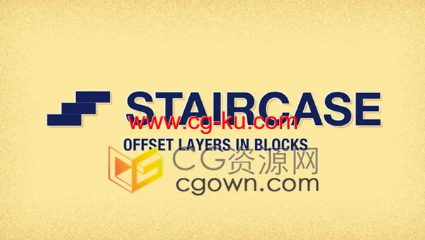 Staircase v1.05 AE脚本多图层快速排列工具的图片1