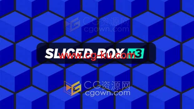 Sliced Box v3.31 AE脚本生成3D方块盒子动画的图片1