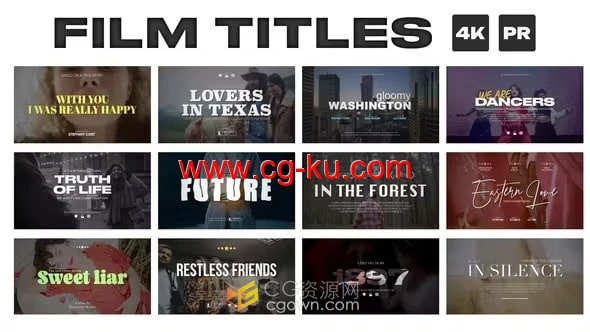 PR模板-12部电影片名电影节戏剧电影作品介绍文本标题的图片1