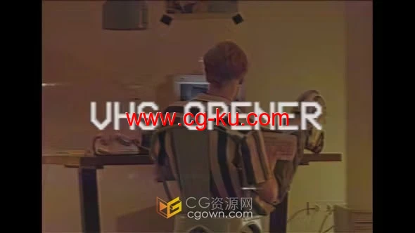 VHS复古录像机录制效果-AE模板下载的图片1